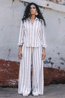Stride and Glide Pants- Blue Stripe