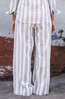 Stride and Glide Pants- Blue Stripe