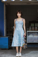 Denim MVP Game On Dress- Blue