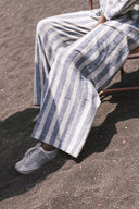 Stride and Glide Pants- Blue Stripe