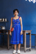 Game On Dress- Royal Blue