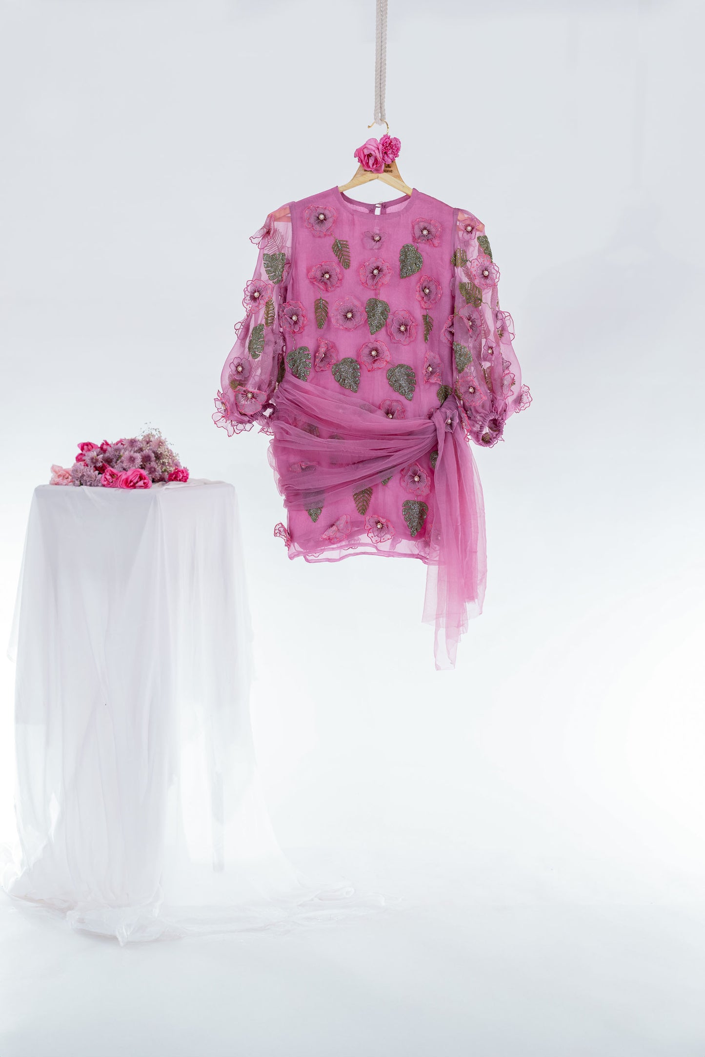 Fuschia Garden Wrap