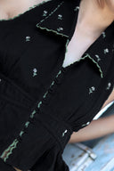 Flower Power Top-Black