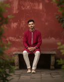 Ruby Horizon Kurta