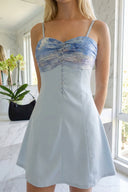 Hold Me Close Dress - Ice Blue