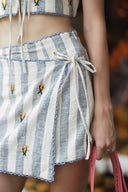 Wrap it up Skirt - Cloud Burst