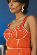 Game On Dress- Orange