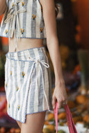 Wrap it up Skirt - Cloud Burst