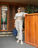 Breeze Walker Pants- NavyStripe