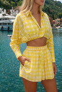 Yacht Hour Crop Shirt