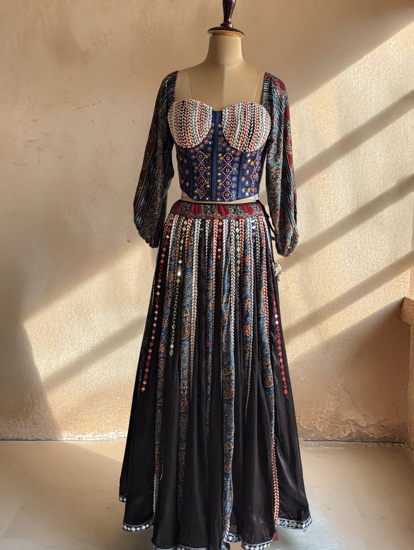 Midnight Mirage Lehenga