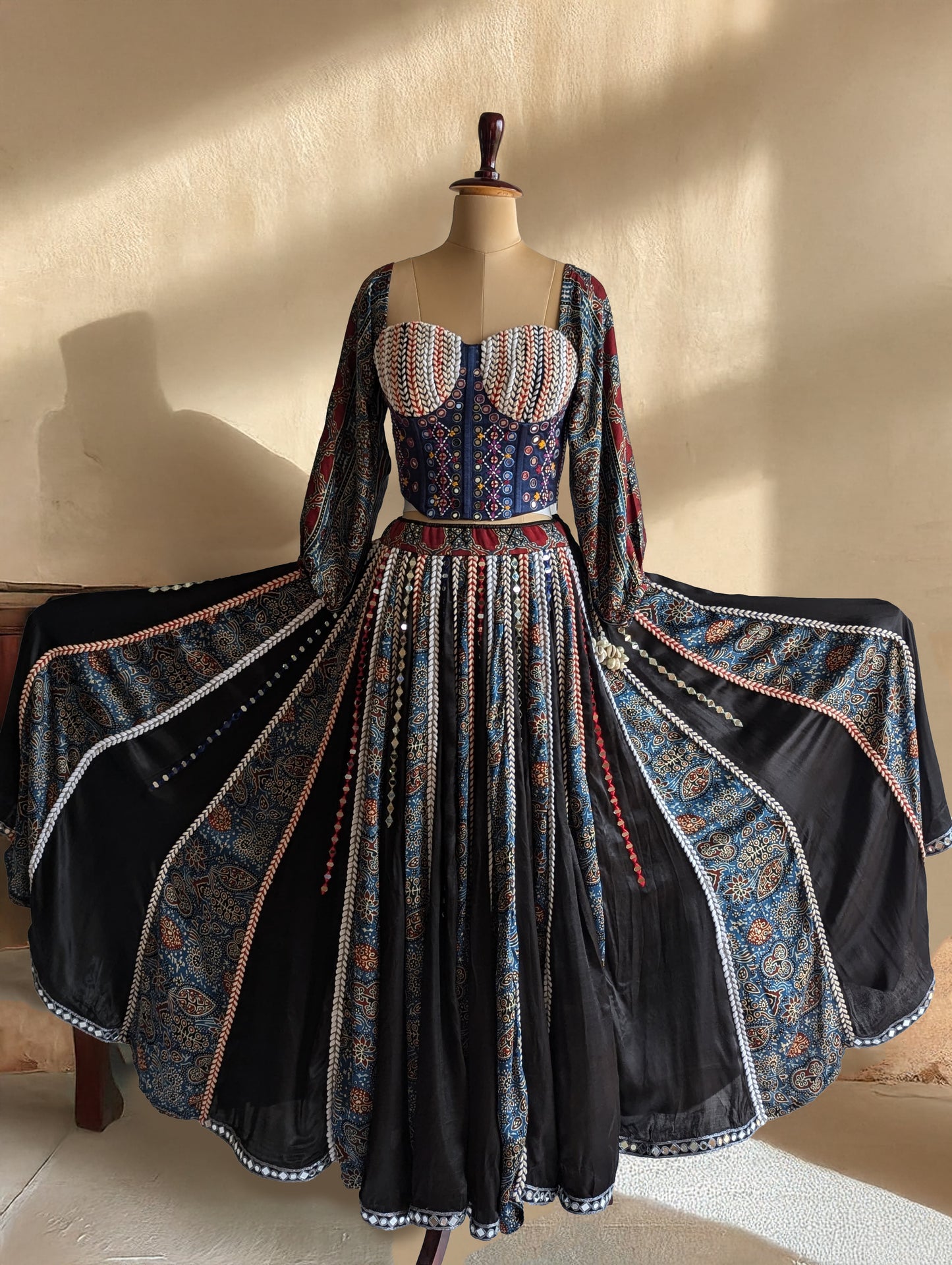 Midnight Mirage Lehenga